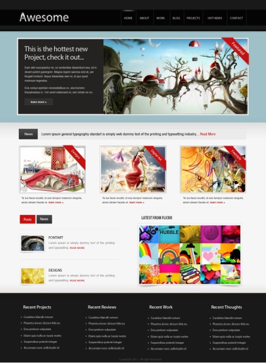 Create An Awesome Portfolio Layout In Photoshop SitePoint
