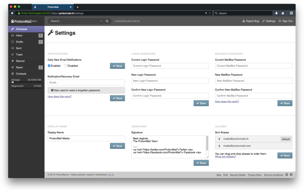 protonmail account protonmail account