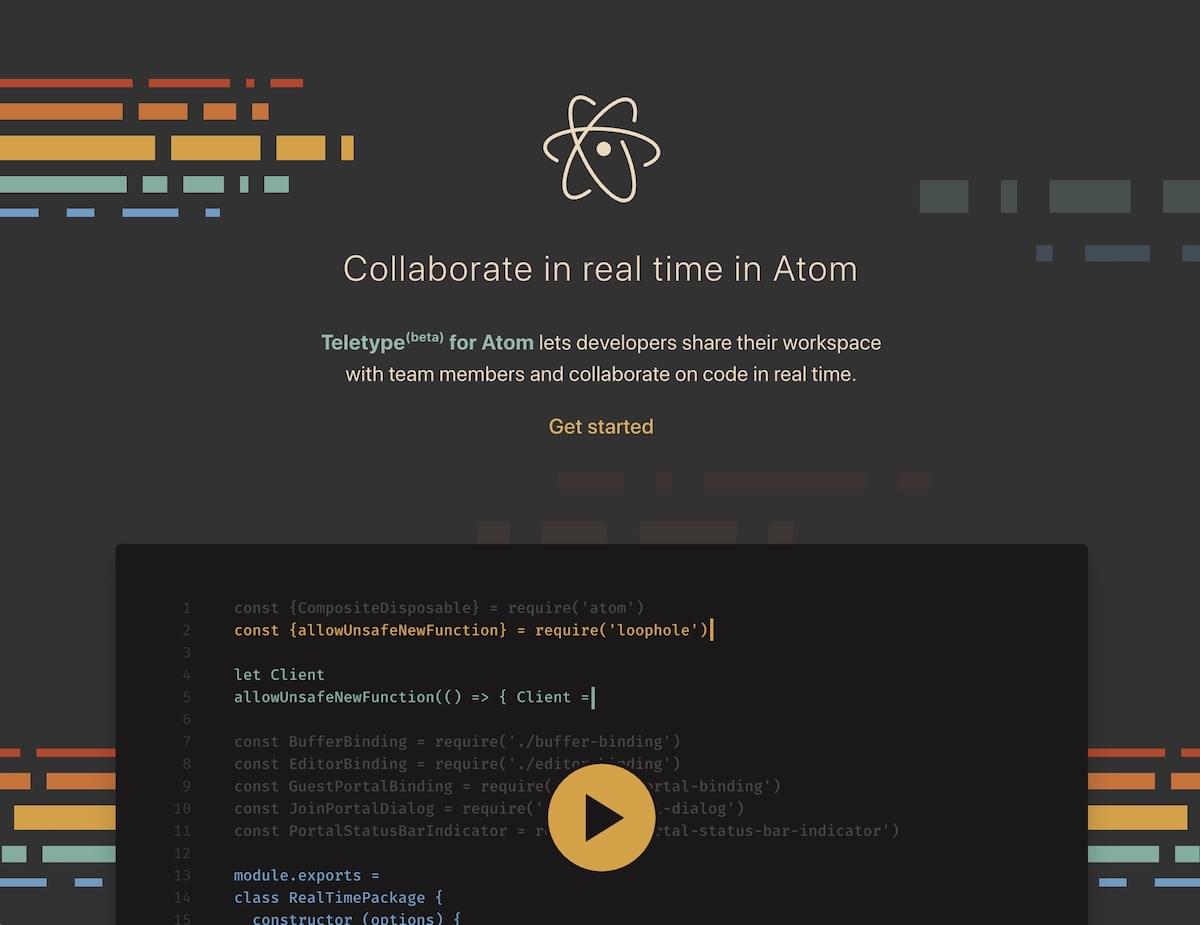 Teletype for Atom