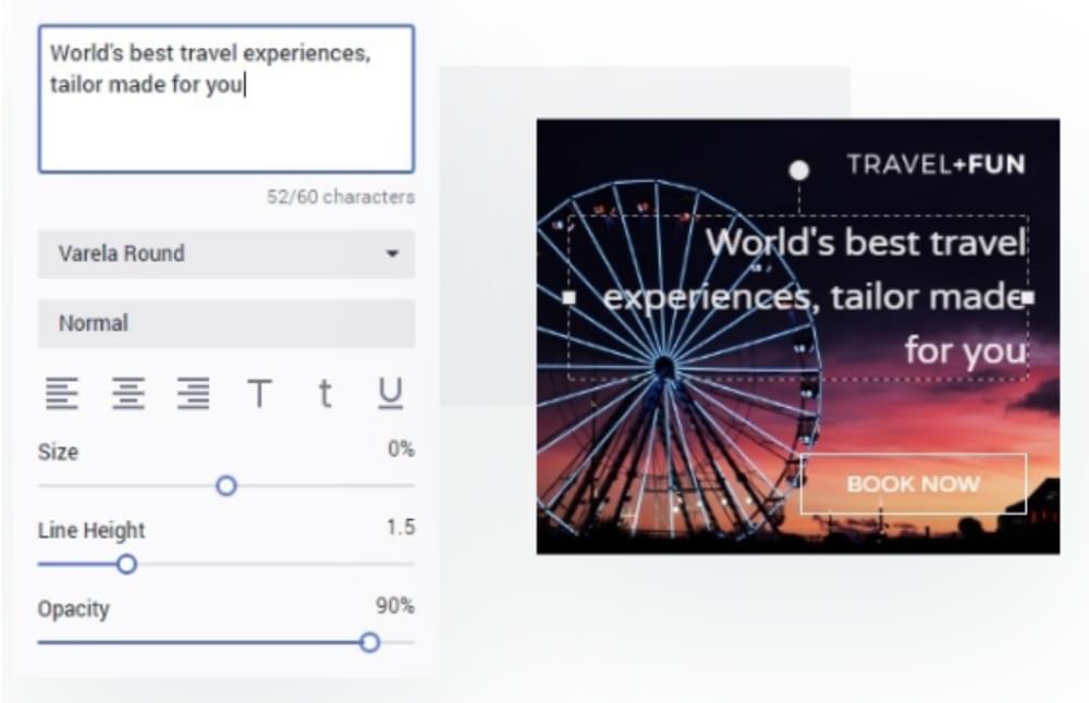 Adding images and text